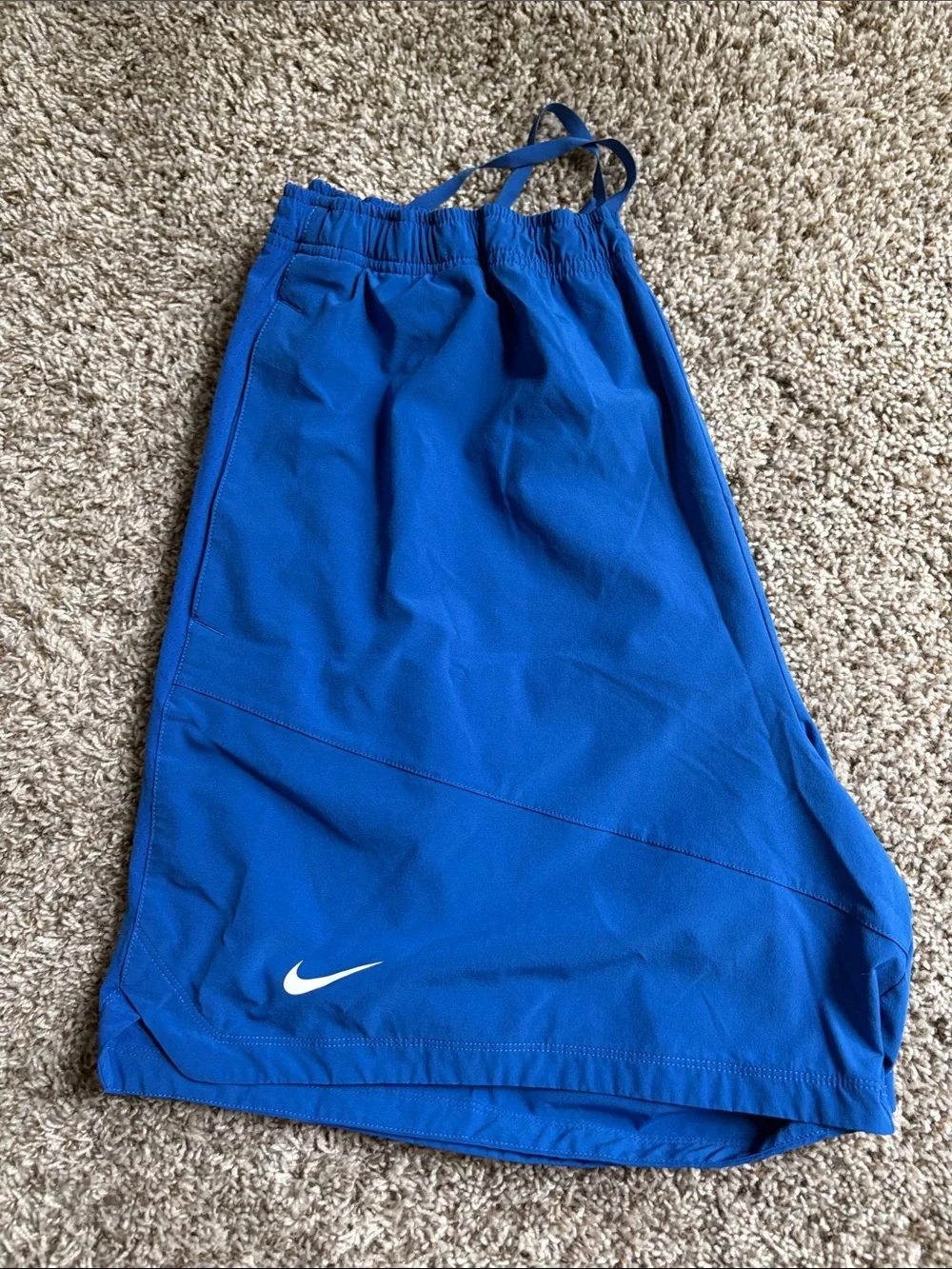 Nike Royal Blue Athletic Shorts with Memphis Tiger 'M' Logo